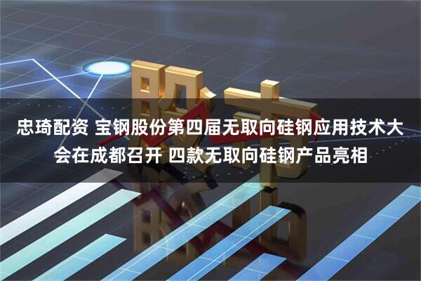 忠琦配资 宝钢股份第四届无取向硅钢应用技术大会在成都召开 四款无取向硅钢产品亮相